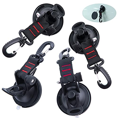QUACOWW 4 Stücke Saugnapf Anker mit Befestigung, Saugnapf Befestigung Haken für Auto,Camping Planen Zubehör Saugnapf Starke Saughaken für Camping, Wohnmobil, Werkstatt Multifunktionaler Saugnapf Haken QUACOWW 4 Stücke Saugnapf Anker mit Befestigung, Saugnapf Befestigung Haken für Auto,Camping Planen Zubehör Saugnapf Starke Saughaken für Camping, Wohnmobil, Werkstatt Multifunktionaler Saugnapf Haken von QUACOWW