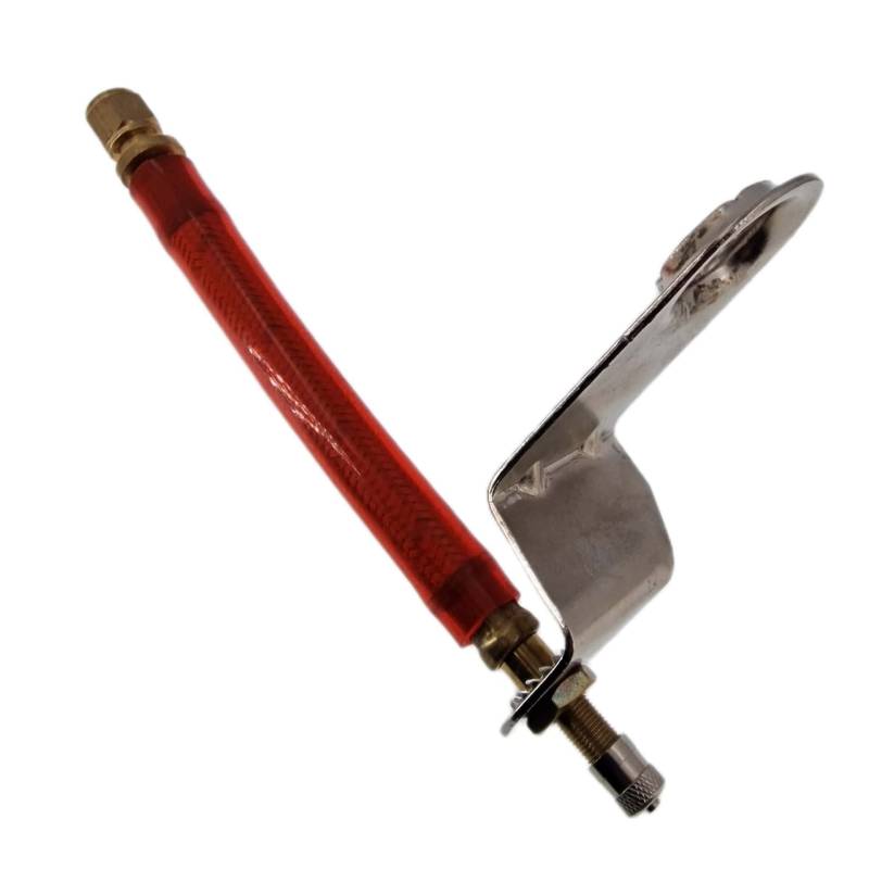 levando Flexible Stahlflex Ventilverlängerung mit Gummischutz - 1 Stück - SW13 - Ventilschaftverlängerung für PKW & LKW, Autoventil Adapter für Reifenventile, Länge 400 mm von QUALITÄT AUS levando MEISTERHAND