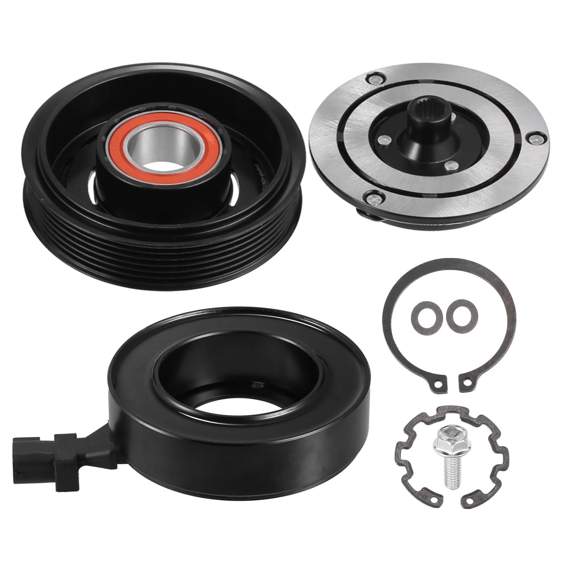 QUARKZMAN 1 Satz AC-Kompressor-Kupplungssatz Riemenscheibe Spule für Jeep Liberty 6Cyl QUARKZMAN 1 Satz AC-Kompressor-Kupplungssatz Riemenscheibe Spule für Jeep Liberty 6Cyl von QUARKZMAN