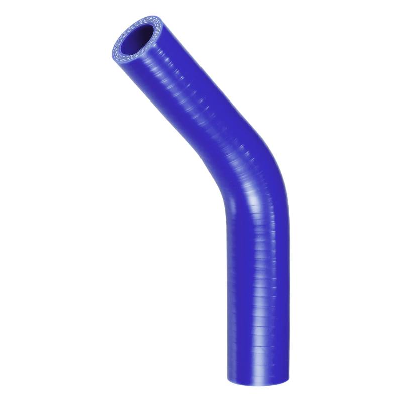 QUARKZMAN 1 Stück 19-22mm 0,75"-0,87" ID 102mm 4,02" Länge 45 Grad blau Autosilikonschlauch Kühlmittelschlauch Universal von QUARKZMAN