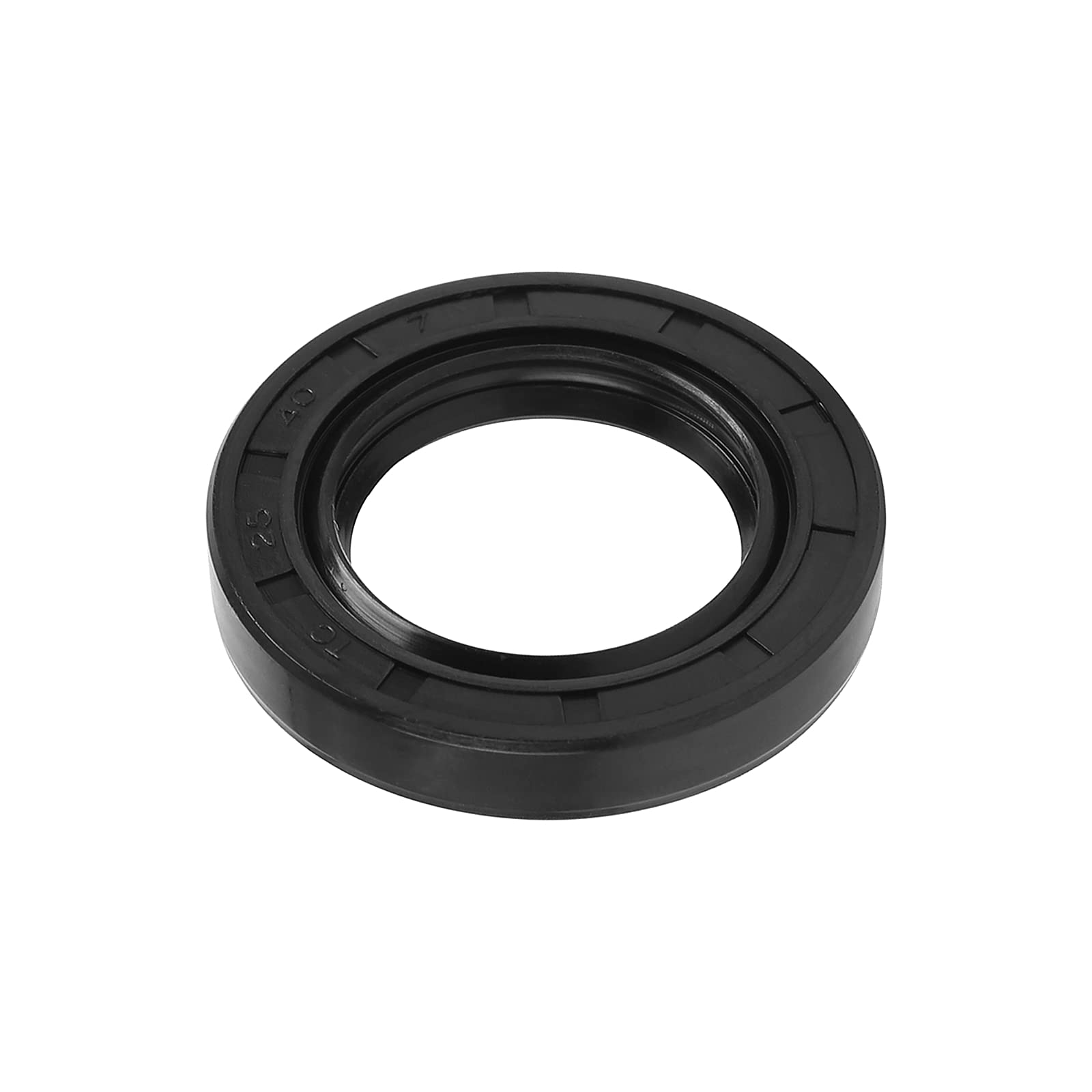 QUARKZMAN 1 Stück TC Wellen Dichtring Gummi Doppellippe 25 x 40 x 7mm für Motorrad Kurbelwellen und Hydraulikpumpen Schwarz von QUARKZMAN