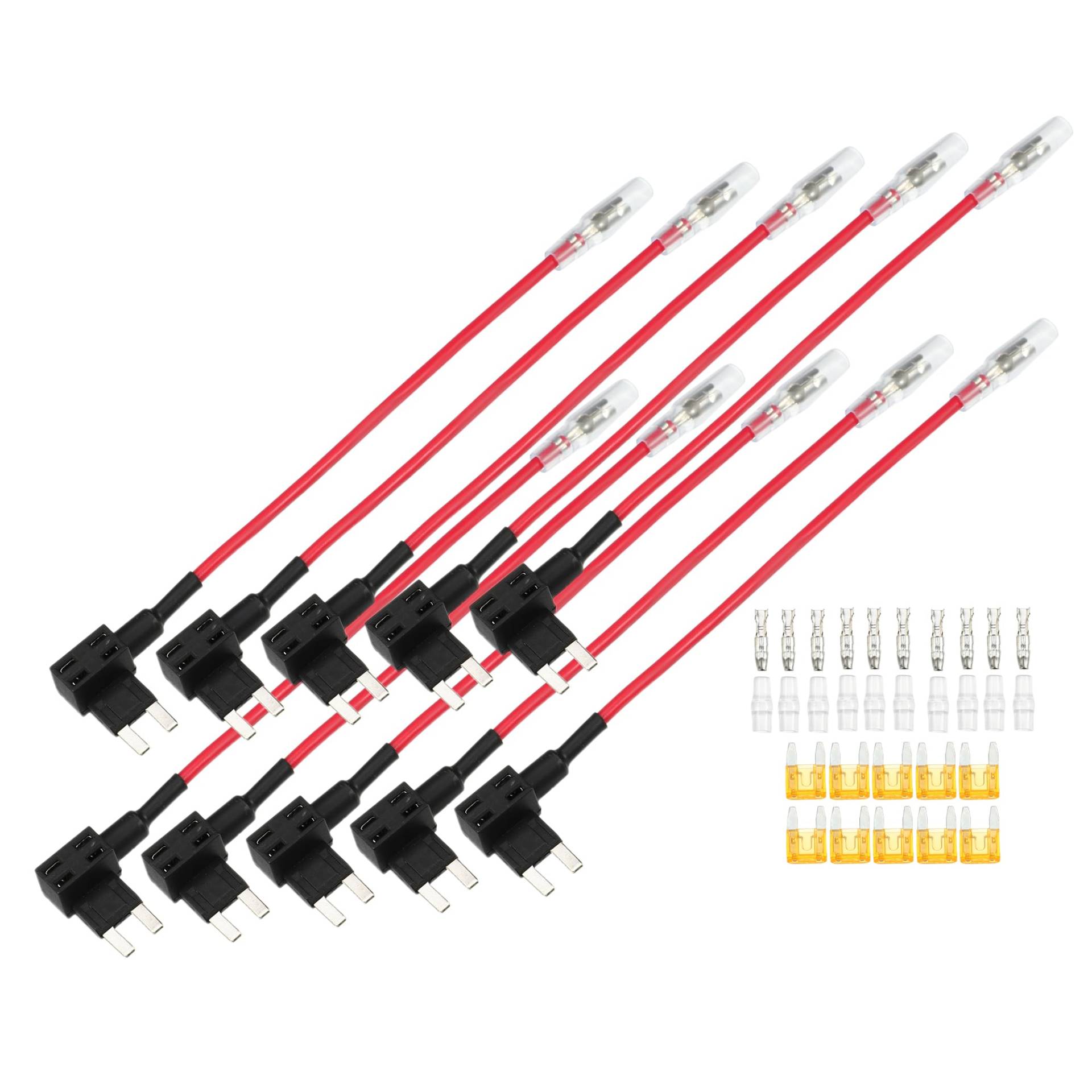 QUARKZMAN 10 Satz Auto 32V Mini Sicherungsadapter mit 5A Klinge Sicherung QUARKZMAN 10 Satz Auto 32V Mini Sicherungsadapter mit 5A Klinge Sicherung von QUARKZMAN