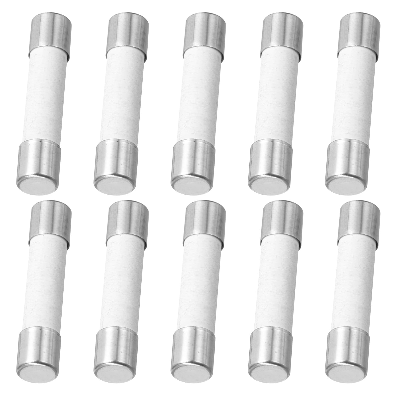 QUARKZMAN 10 Stück 5x20mm Keramiksicherung 250V Träge Keramiksicherungen Miniatur-Sicherungen für LCD-TV (T200mA) von QUARKZMAN
