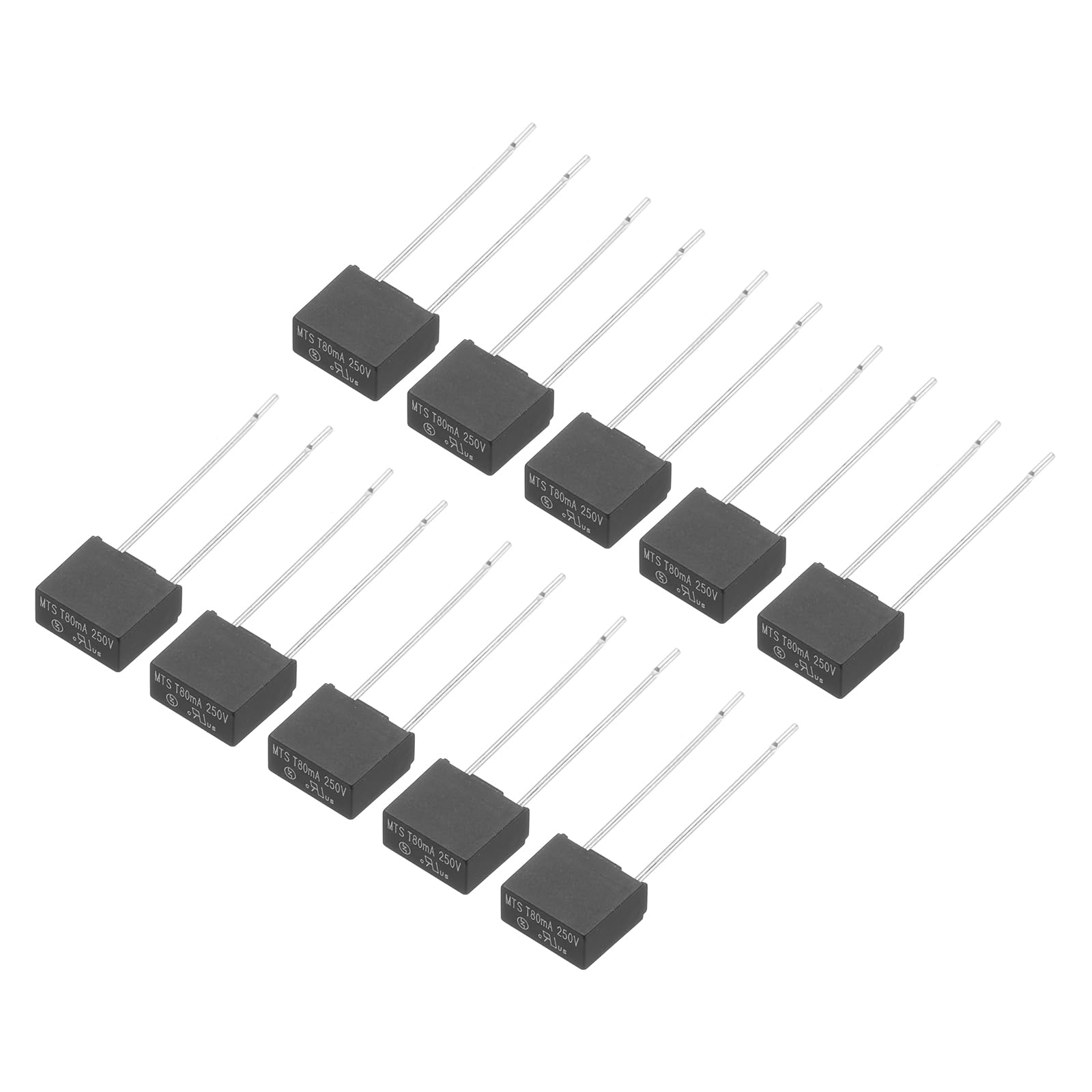QUARKZMAN 10 Stück DIP Montierte Miniatur Quadrat Träge Mikro Sicherung Feinsicherungen Sortiment Schmelzsicherung für Elektronikteile PCB LCD Reparatur, T80mA 80mA 250V, Schwarz QUARKZMAN 10 Stück DIP Montierte Miniatur Quadrat Träge Mikro Sicherung Feinsicherungen Sortiment Schmelzsicherung für Elektronikteile PCB LCD Reparatur, T80mA 80mA 250V, Schwarz von QUARKZMAN