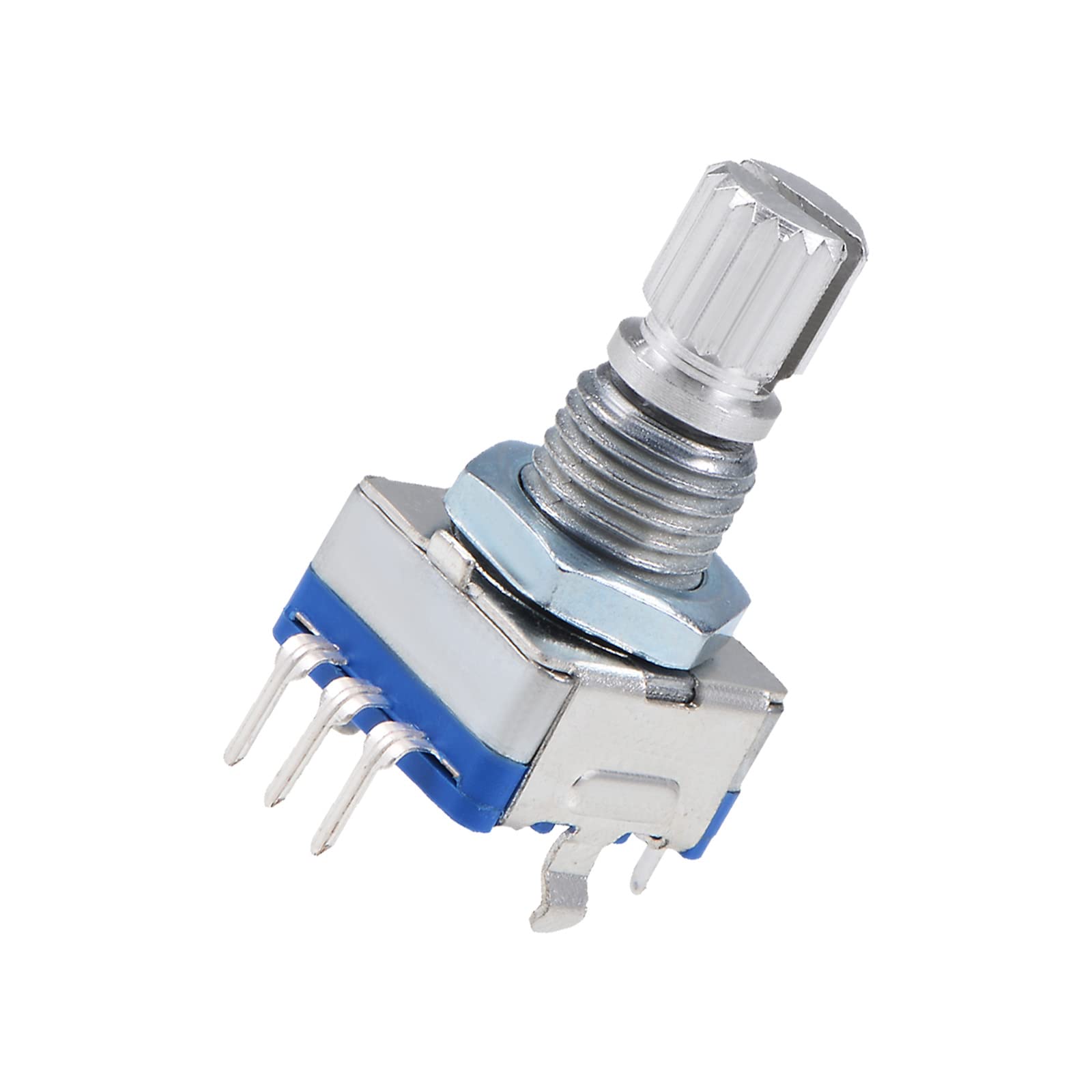 QUARKZMAN 10 Stück EC11 Encoder Code Schalter Potentiometer 360 Grad Drehung für Lautstärkeregelung oder Datenauswahl auf LED oder LCD Display [7 Stifte 15mm Welle] von QUARKZMAN
