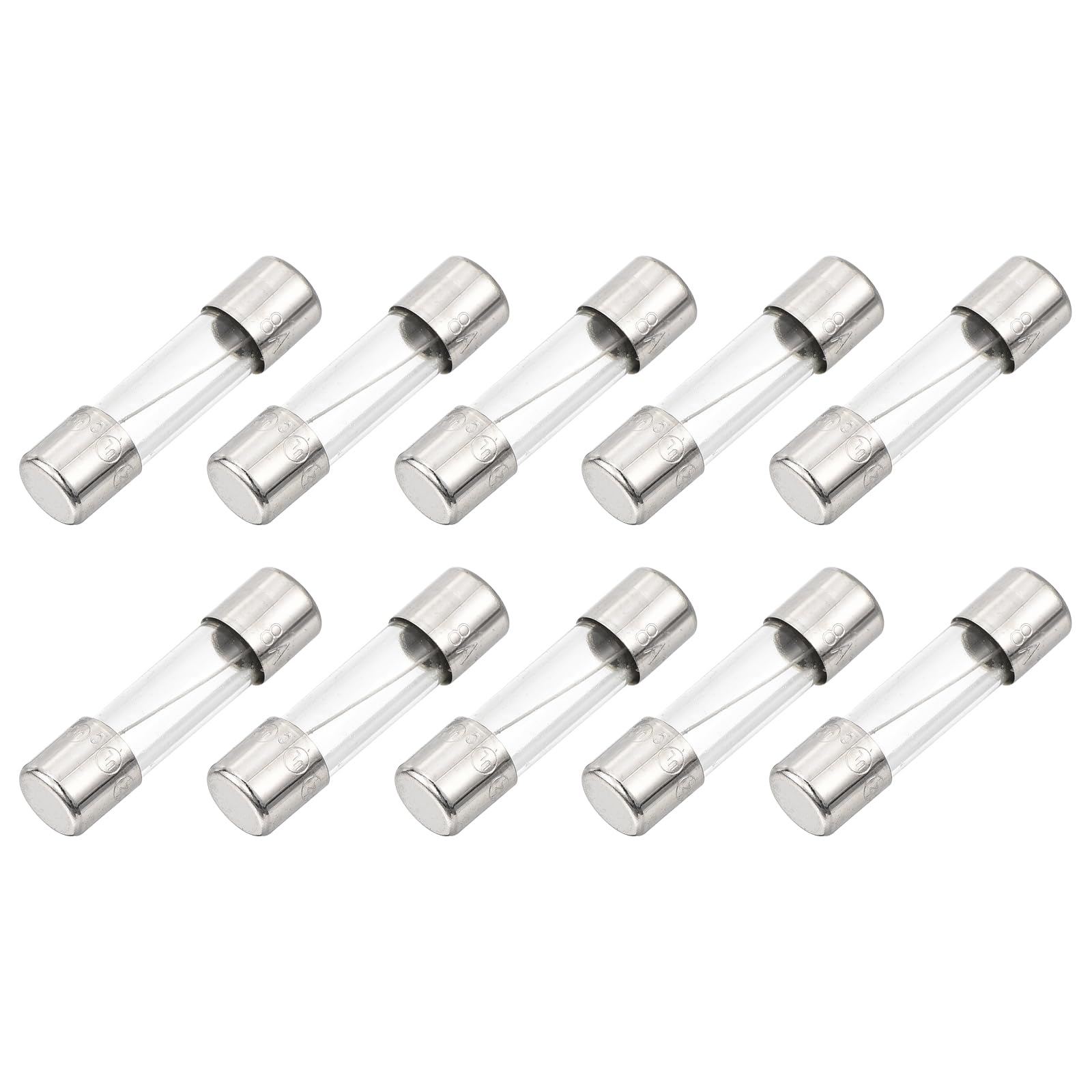 QUARKZMAN 10 Stück Schnellsicherung aus Glas 8A 125V 5x20mm Glassicherungen Schnell wirkende Sicherungen für Leiterplatten Elektronische Geräte Haushaltsgeräte QUARKZMAN 10 Stück Schnellsicherung aus Glas 8A 125V 5x20mm Glassicherungen Schnell wirkende Sicherungen für Leiterplatten Elektronische Geräte Haushaltsgeräte von QUARKZMAN
