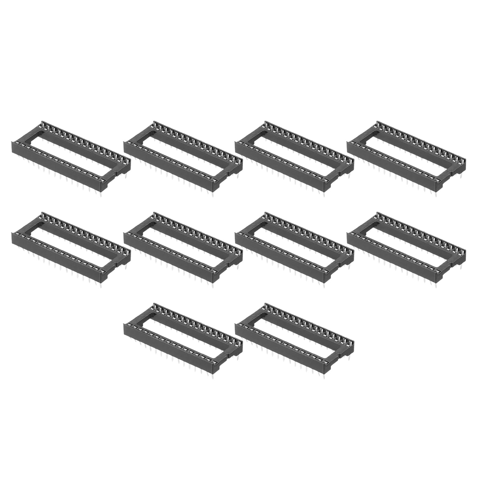 QUARKZMAN 12 Stück DIP IC-Chip-Sockeladapter, 2,54 mm Raster 32 Pin Gatter Löten Flachschaltungschip QUARKZMAN 12 Stück DIP IC-Chip-Sockeladapter, 2,54 mm Raster 32 Pin Gatter Löten Flachschaltungschip von QUARKZMAN