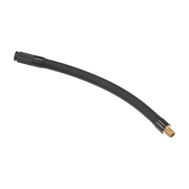 QUARKZMAN 16cm Autoreifen Inflator Verlängerung Schlauchfutter Schwarz Steckeradapter von QUARKZMAN