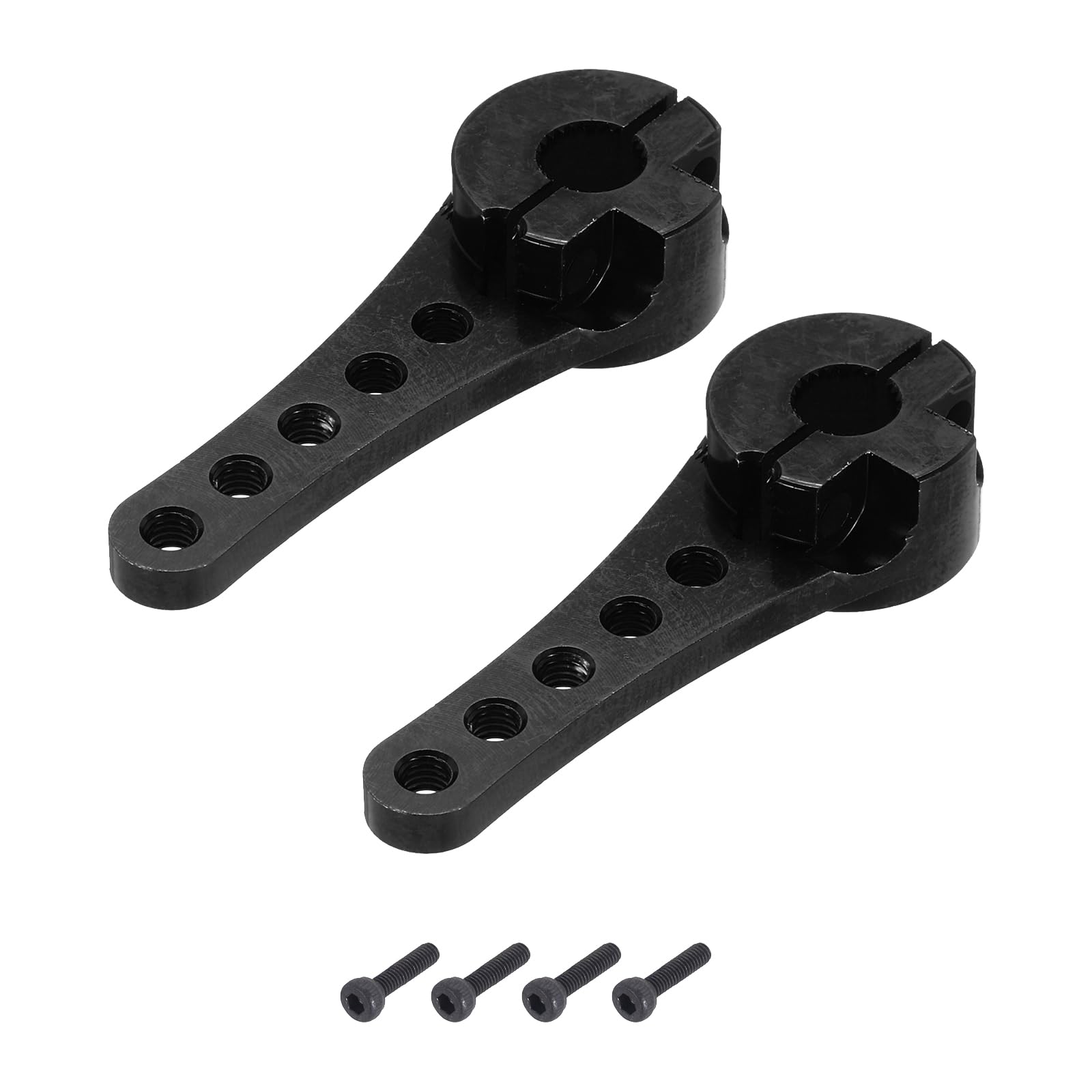QUARKZMAN 2 Stück Aluminium Servo Horn Lang 25T Lenkarm 46mm Länge Schwarz Geeignet für DIY RC Auto/Boot/Flugzeuge Boot Modell Zubehör mit M2.5 Schrauben QUARKZMAN 2 Stück Aluminium Servo Horn Lang 25T Lenkarm 46mm Länge Schwarz Geeignet für DIY RC Auto/Boot/Flugzeuge Boot Modell Zubehör mit M2.5 Schrauben von QUARKZMAN