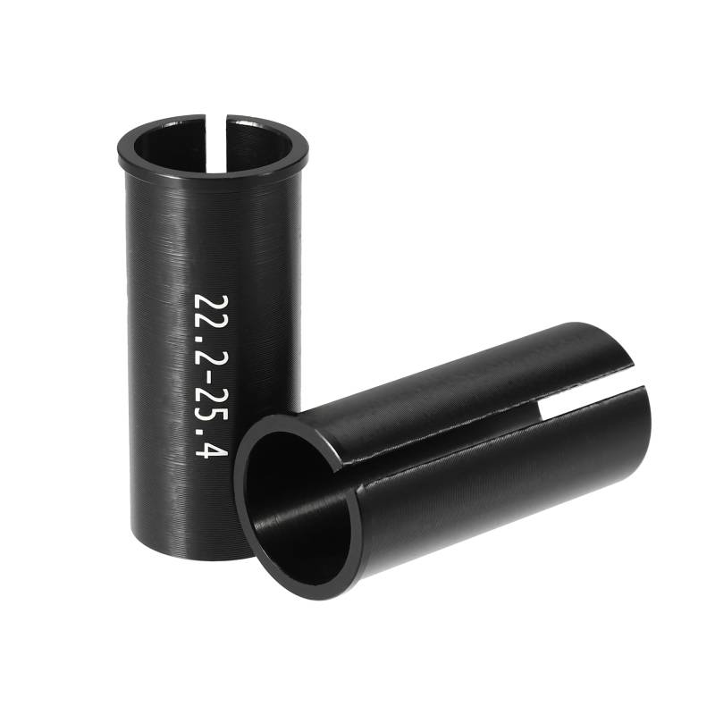 QUARKZMAN 2 Stück Fahrrad Sattel Stützen Rohradapter Reduzierhülse 22.2mm auf 25.4mm von QUARKZMAN