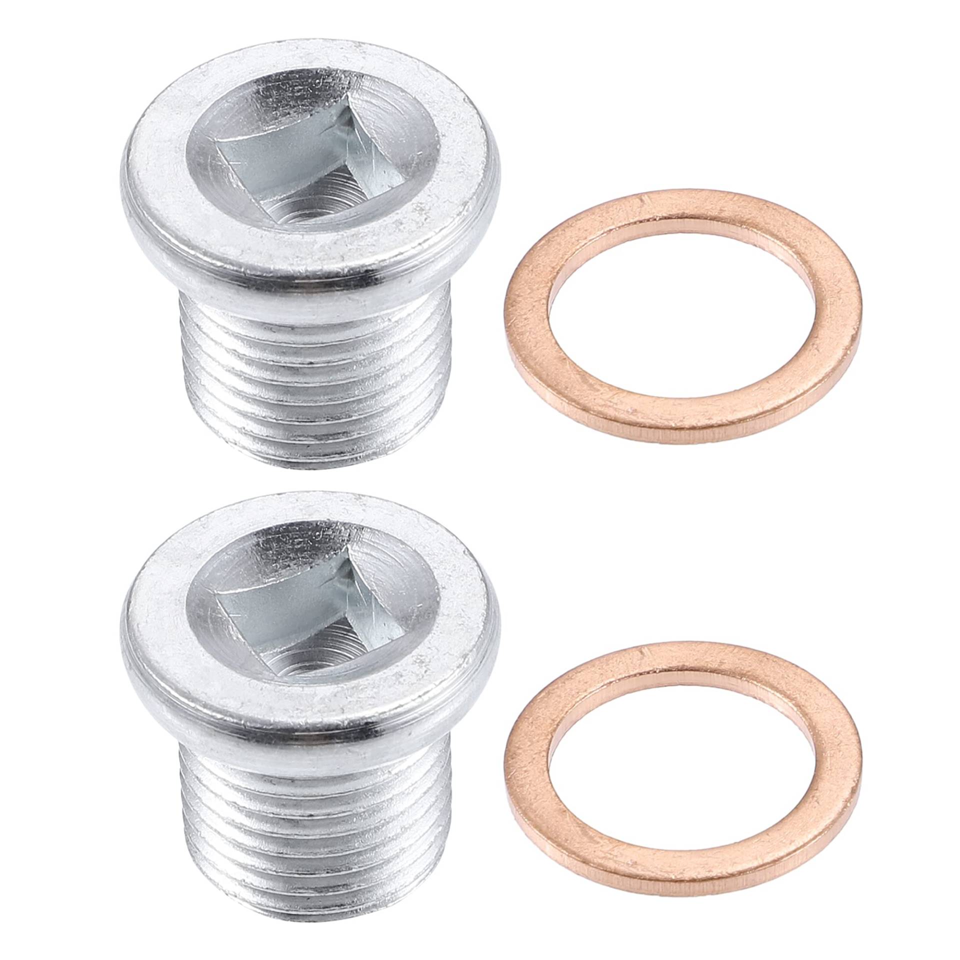 QUARKZMAN 2 Stück Ölablassschraube M16x1.5 Stahl Motor Öl Ablassschraube Ölwanne mit Dichtung für Nissan 6001543033 QUARKZMAN 2 Stück Ölablassschraube M16x1.5 Stahl Motor Öl Ablassschraube Ölwanne mit Dichtung für Nissan 6001543033 von QUARKZMAN