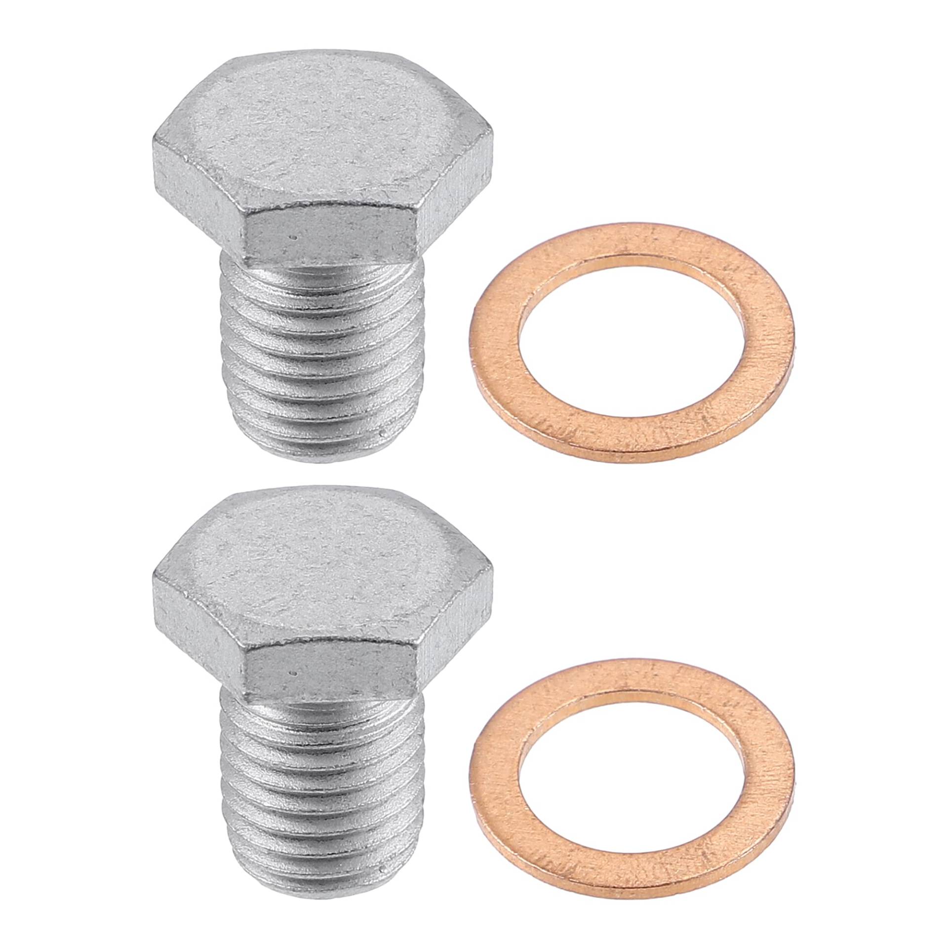 QUARKZMAN 2 Stück Ölablassschraube mit Dichtring M12x1.5 Stahl Motor Öl Ablassschraube für BMW Silber QUARKZMAN 2 Stück Ölablassschraube mit Dichtring M12x1.5 Stahl Motor Öl Ablassschraube für BMW Silber von QUARKZMAN