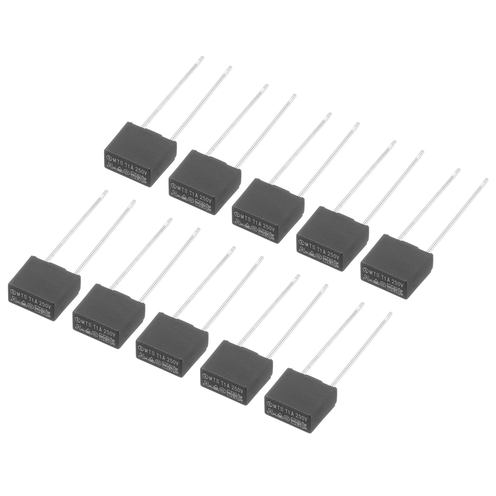 QUARKZMAN 20 Stück DIP Montierte Miniatur Quadrat Träge Mikro Sicherung Feinsicherungen Sortiment Schmelzsicherung für Elektronikteile PCB LCD Reparatur, T1A 1A 250V, Schwarz QUARKZMAN 20 Stück DIP Montierte Miniatur Quadrat Träge Mikro Sicherung Feinsicherungen Sortiment Schmelzsicherung für Elektronikteile PCB LCD Reparatur, T1A 1A 250V, Schwarz von QUARKZMAN