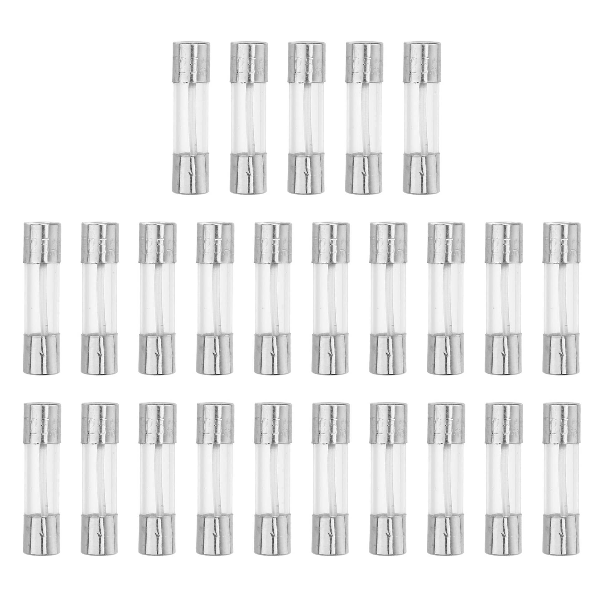 QUARKZMAN 25 Stück Sicherung 25A Feinsicherung Glassicherung Sicherungen Schnelle Glasrohrsicherung Kit 5x20mm QUARKZMAN 25 Stück Sicherung 25A Feinsicherung Glassicherung Sicherungen Schnelle Glasrohrsicherung Kit 5x20mm von QUARKZMAN
