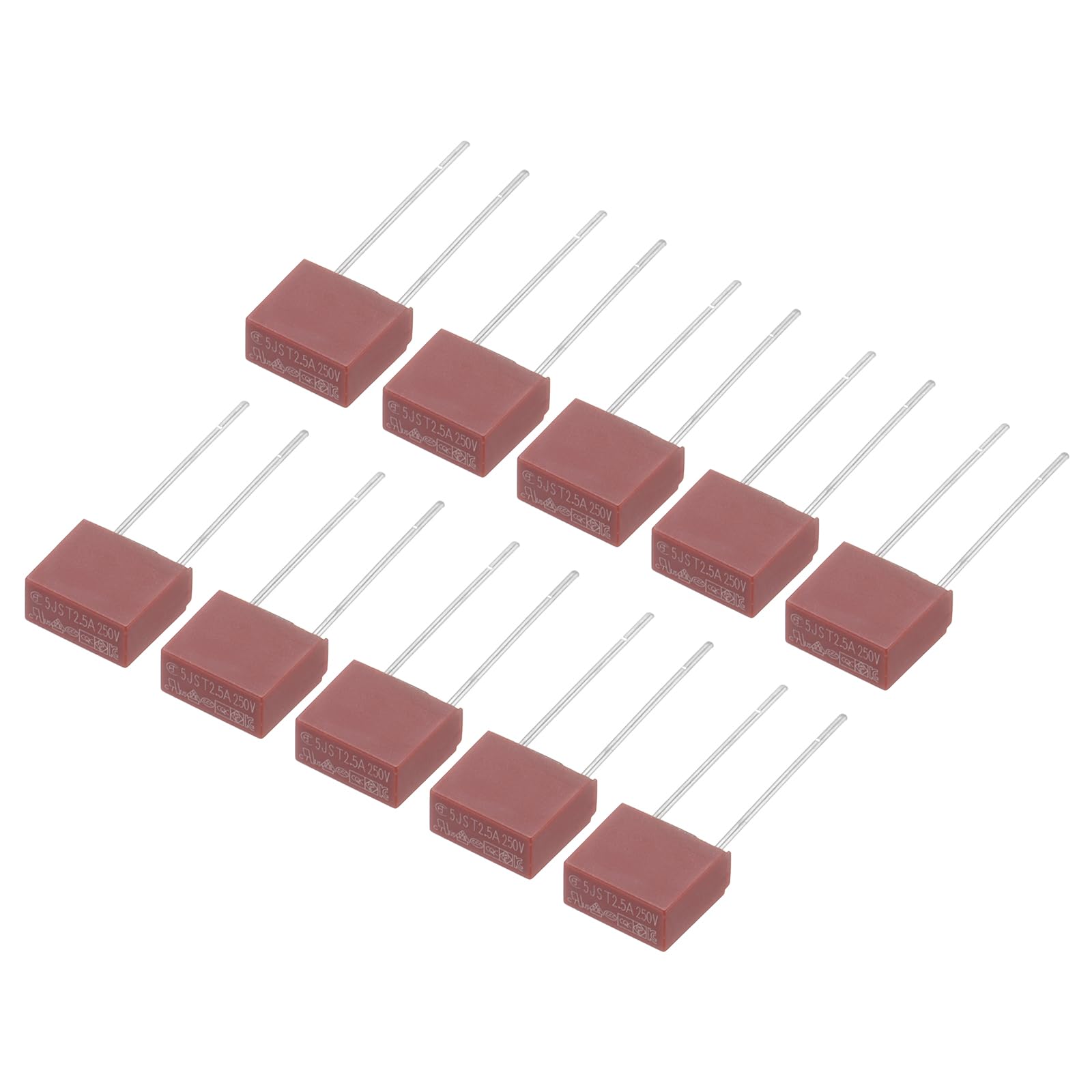 QUARKZMAN 30 Stück DIP Montierte Miniatur Quadrat Träge Mikro Sicherung Feinsicherungen Sortiment Schmelzsicherung für Elektronikteile PCB LCD Reparatur, T2.5A 2.5A 250V, Rot QUARKZMAN 30 Stück DIP Montierte Miniatur Quadrat Träge Mikro Sicherung Feinsicherungen Sortiment Schmelzsicherung für Elektronikteile PCB LCD Reparatur, T2.5A 2.5A 250V, Rot von QUARKZMAN