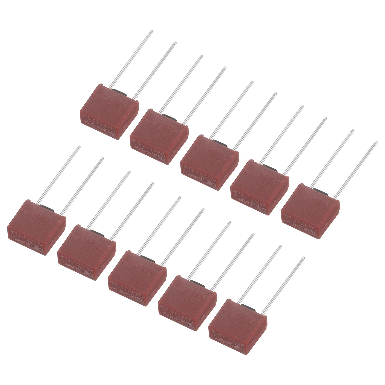 QUARKZMAN 30 Stück DIP Montierte Miniatur Quadrat Träge Mikro Sicherung Feinsicherungen Sortiment Schmelzsicherung für Elektronikteile PCB LCD Reparatur, T2A 2A 250V, Rot QUARKZMAN 30 Stück DIP Montierte Miniatur Quadrat Träge Mikro Sicherung Feinsicherungen Sortiment Schmelzsicherung für Elektronikteile PCB LCD Reparatur, T2A 2A 250V, Rot von QUARKZMAN