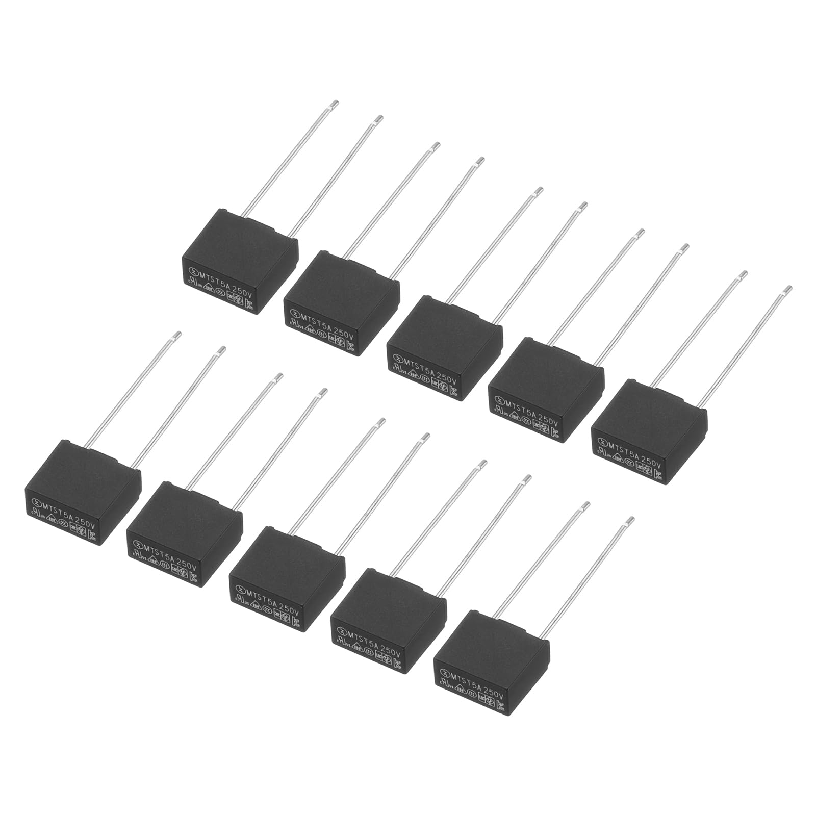 QUARKZMAN 30 Stück DIP Montierte Miniatur Quadrat Träge Mikro Sicherung Feinsicherungen Sortiment Schmelzsicherung für Elektronikteile PCB LCD Reparatur, T5A 5A 250V, Schwarz QUARKZMAN 30 Stück DIP Montierte Miniatur Quadrat Träge Mikro Sicherung Feinsicherungen Sortiment Schmelzsicherung für Elektronikteile PCB LCD Reparatur, T5A 5A 250V, Schwarz von QUARKZMAN