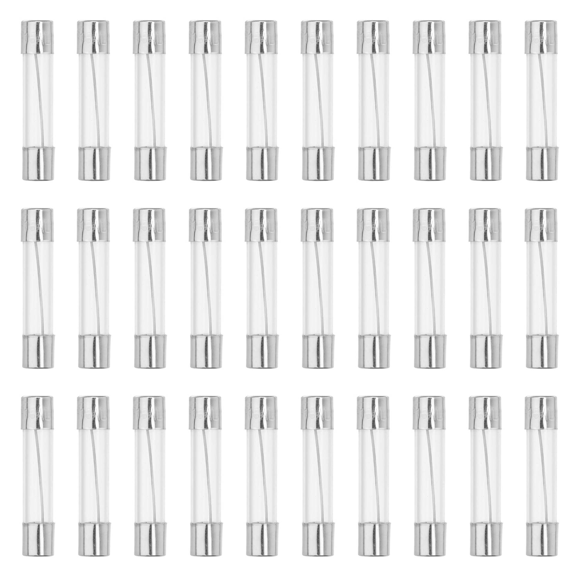 QUARKZMAN 30 Stücke Feinsicherung 15A Glassicherung 250V Sicherungen Schnellschlag Glasrohrsicherung 6x30mm QUARKZMAN 30 Stücke Feinsicherung 15A Glassicherung 250V Sicherungen Schnellschlag Glasrohrsicherung 6x30mm von QUARKZMAN