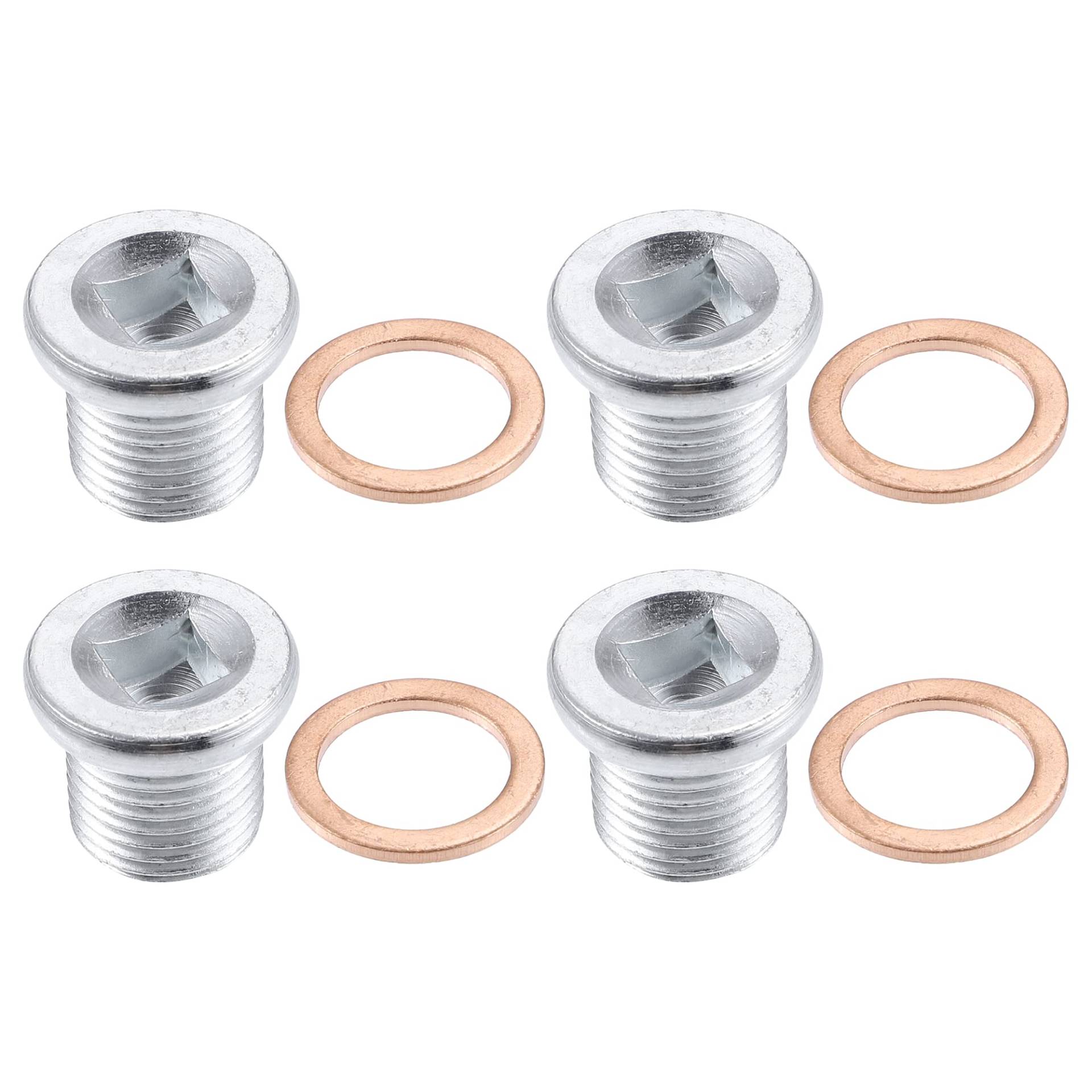 QUARKZMAN 4 Stück Ölablassschraube M16x1,5 Stahl Motor Öl Ablassschraube Ölwanne mit Dichtung für Nissan 6001543033 QUARKZMAN 4 Stück Ölablassschraube M16x1,5 Stahl Motor Öl Ablassschraube Ölwanne mit Dichtung für Nissan 6001543033 von QUARKZMAN