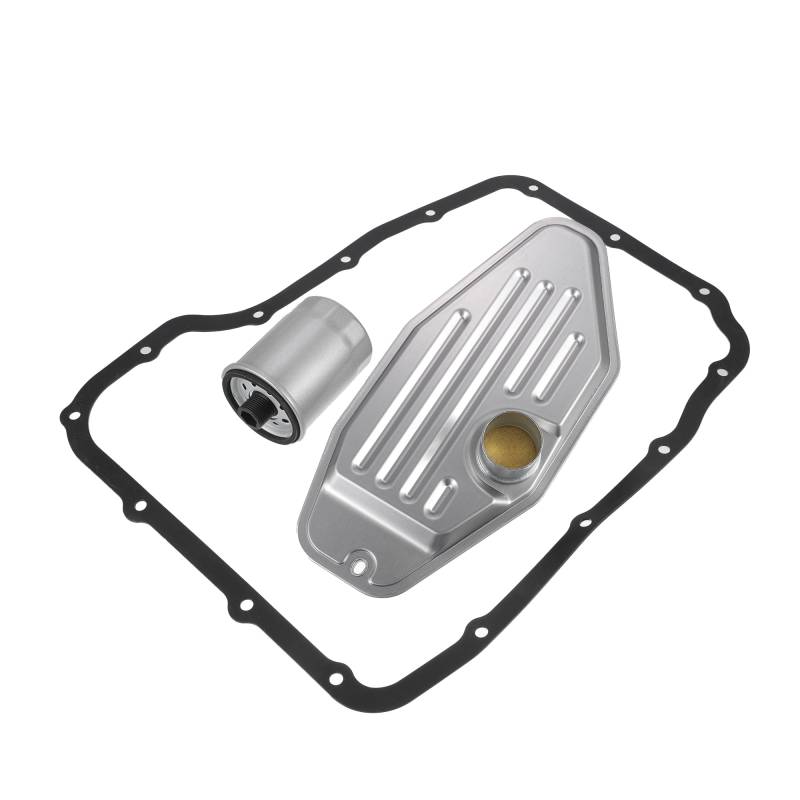 QUARKZMAN 45/545 Automatischer Getriebefilter CVT Ölkühlerfilter Ölwannendichtungssatz Filter passend für Jeep mit Dichtung Ölkühlerfilter Nr. 04799662AB - Packung mit 3 von QUARKZMAN