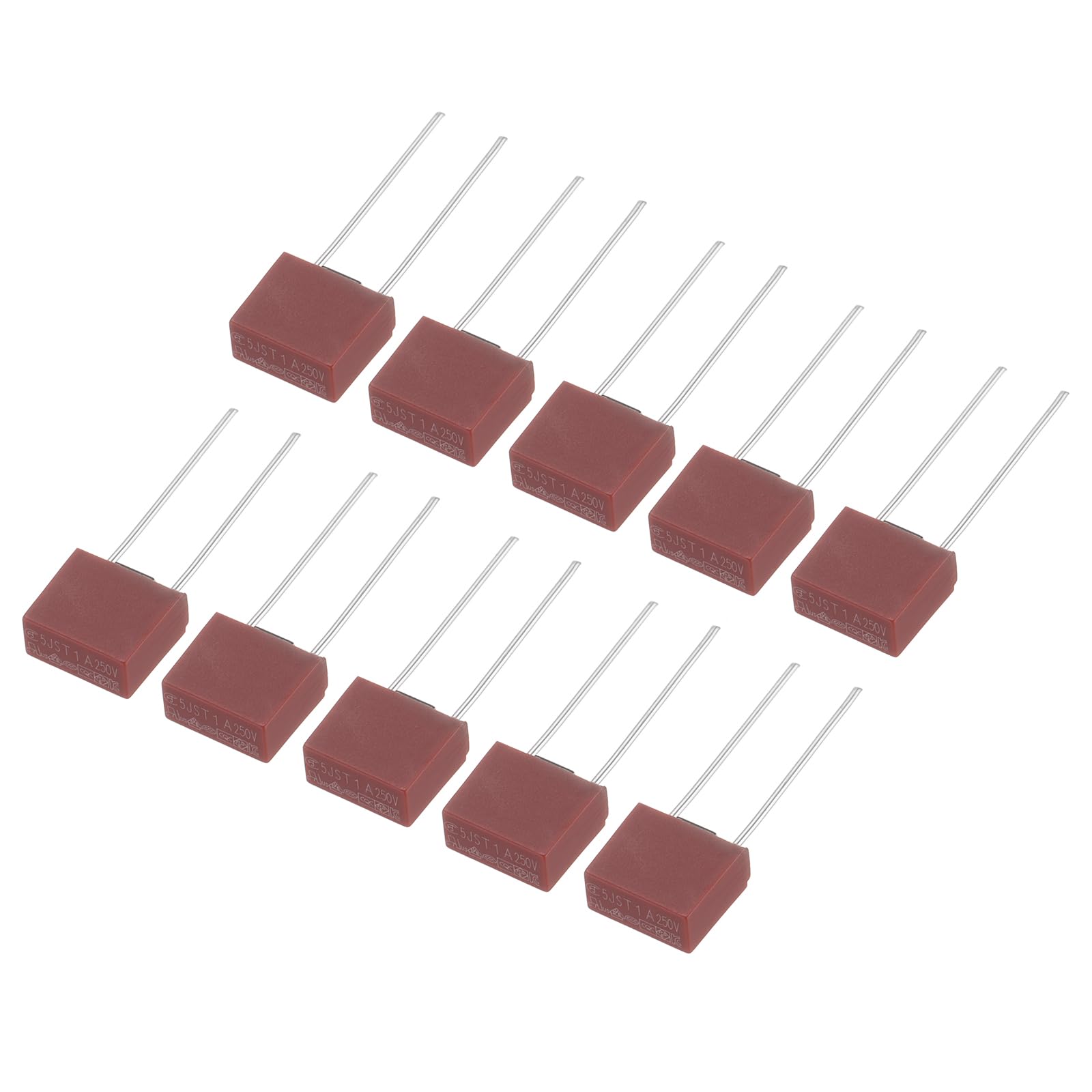 QUARKZMAN 50 Stück DIP Montierte Miniatur Quadrat Träge Mikro Sicherung Feinsicherungen Sortiment Schmelzsicherung für Elektronikteile PCB LCD Reparatur, T1A 1A 250V, Rot QUARKZMAN 50 Stück DIP Montierte Miniatur Quadrat Träge Mikro Sicherung Feinsicherungen Sortiment Schmelzsicherung für Elektronikteile PCB LCD Reparatur, T1A 1A 250V, Rot von QUARKZMAN