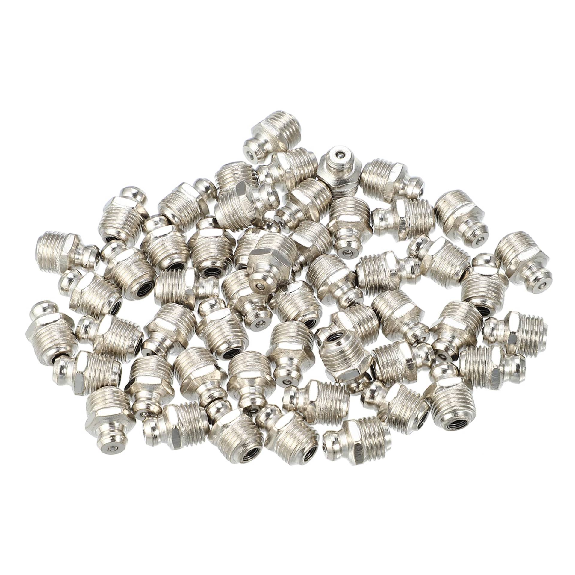 QUARKZMAN 50 Stück Schmiernippel M10 Gerade Fettnippel Kegelschmiernippel Schmiernippel Set Abschmiernippel für Schmierpressen QUARKZMAN 50 Stück Schmiernippel M10 Gerade Fettnippel Kegelschmiernippel Schmiernippel Set Abschmiernippel für Schmierpressen von QUARKZMAN