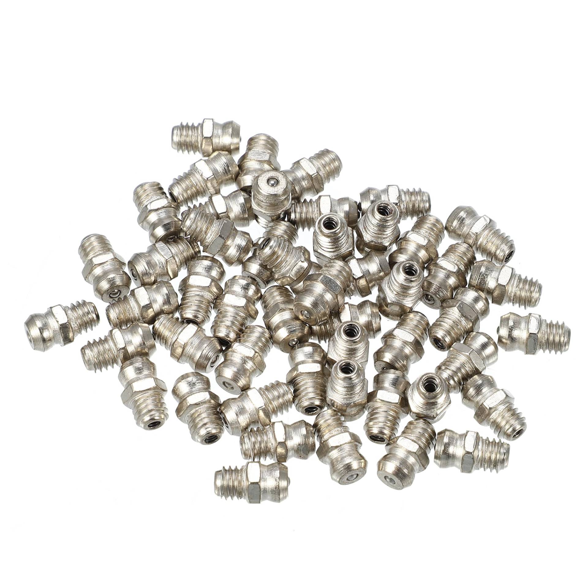 QUARKZMAN 50 Stück Schmiernippel M6 Gerade Fettnippel Kegelschmiernippel Schmiernippel Set Abschmiernippel für Schmierpressen QUARKZMAN 50 Stück Schmiernippel M6 Gerade Fettnippel Kegelschmiernippel Schmiernippel Set Abschmiernippel für Schmierpressen von QUARKZMAN