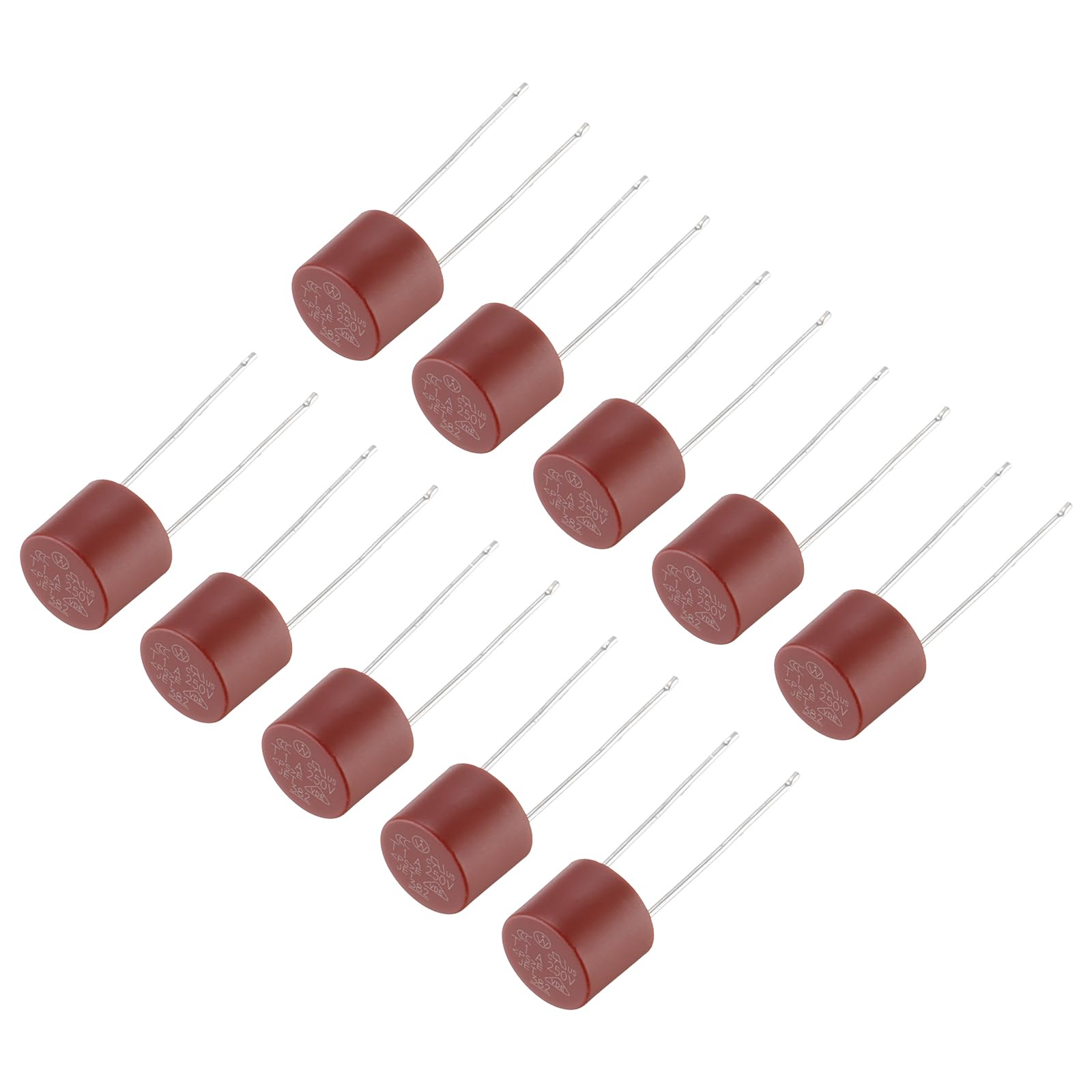QUARKZMAN 50 Stück Miniaturzylinder Sicherung DIP Montierte Miniatur Runde Träge Feinsicherungen Sortiment Mikro Sicherung für Elektronikteile PCB LCD Reparatur, 1A 250V, Rot QUARKZMAN 50 Stück Miniaturzylinder Sicherung DIP Montierte Miniatur Runde Träge Feinsicherungen Sortiment Mikro Sicherung für Elektronikteile PCB LCD Reparatur, 1A 250V, Rot von QUARKZMAN