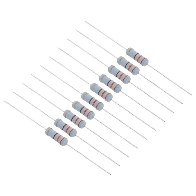 QUARKZMAN 50Stk Kohleschicht Widerstand 330ohm 1W 5% Metall Schicht Widerstand für Industrielle Elektrische Elektronik Bastelprojekte von QUARKZMAN