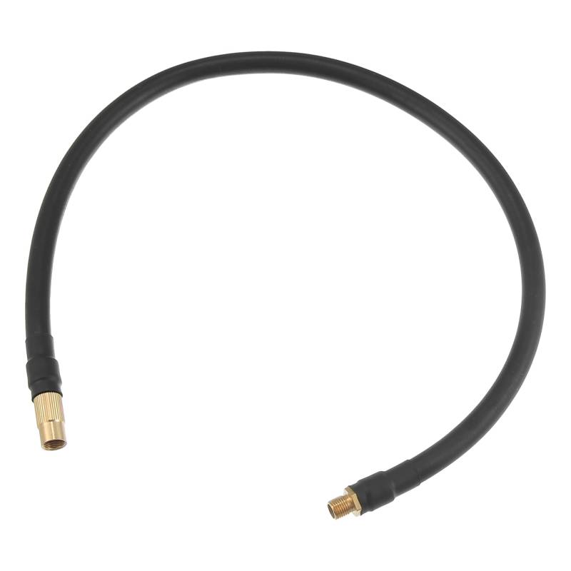 QUARKZMAN 50cm Autoreifen Inflator Verlängerung Schlauch Adapter Schwarz Kupfer Ton von QUARKZMAN