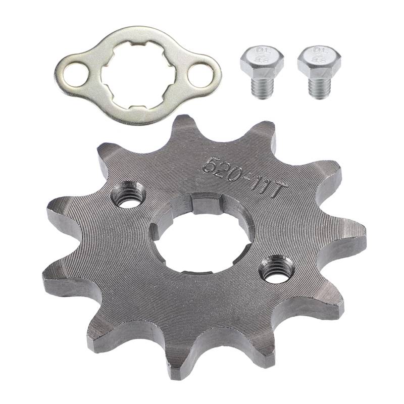 QUARKZMAN 520 Stil 11T Zähne 20mm Innendurchm. Motor Vorderrad Ritzel Set für Motorräder von QUARKZMAN