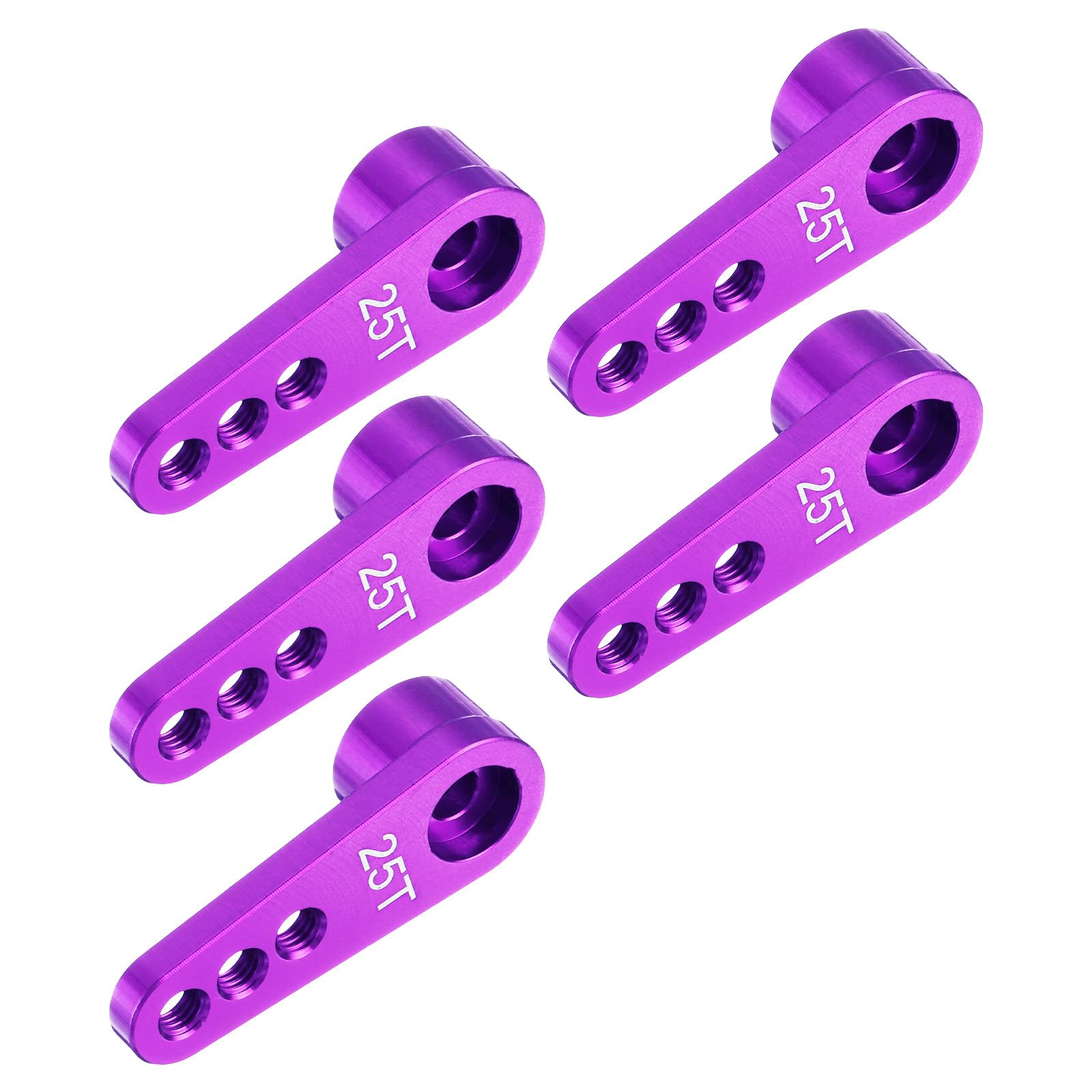 QUARKZMAN 5Stk Aluminium Servo Horn 25t Servo Horn Lenkung Kurz Arm 28mm Länge Lila Passend für Selbstbau RC Auto/Boot/Flugzeug Boot Modell Zubehör QUARKZMAN 5Stk Aluminium Servo Horn 25t Servo Horn Lenkung Kurz Arm 28mm Länge Lila Passend für Selbstbau RC Auto/Boot/Flugzeug Boot Modell Zubehör von QUARKZMAN
