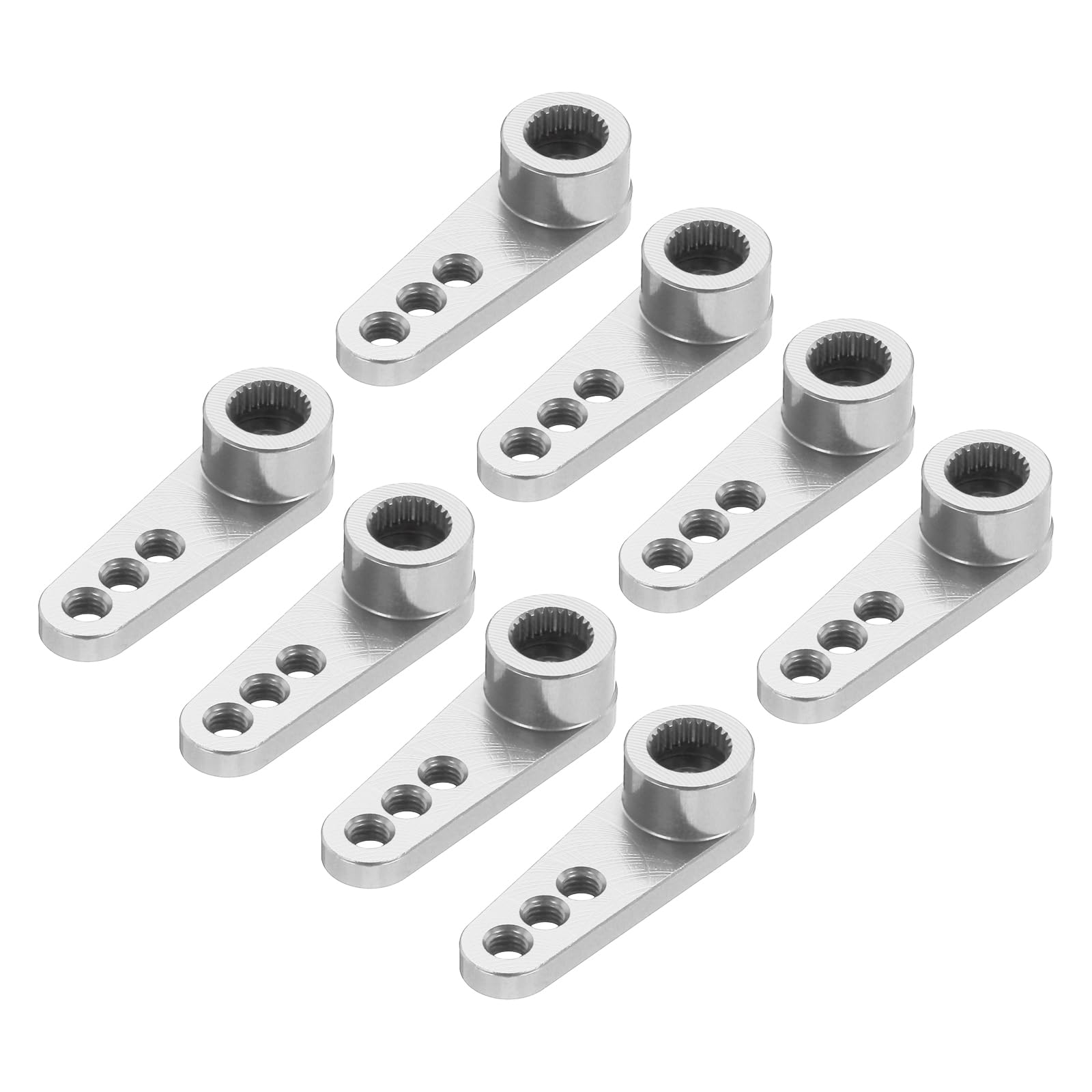 QUARKZMAN 8 Stück Aluminium Servo Horn 25T Servo Horn Lenkung Kurzer Arm 28mm Länge Silber Geeignet für DIY RC Auto/Boot/Flugzeuge Boot Modell Zubehör QUARKZMAN 8 Stück Aluminium Servo Horn 25T Servo Horn Lenkung Kurzer Arm 28mm Länge Silber Geeignet für DIY RC Auto/Boot/Flugzeuge Boot Modell Zubehör von QUARKZMAN