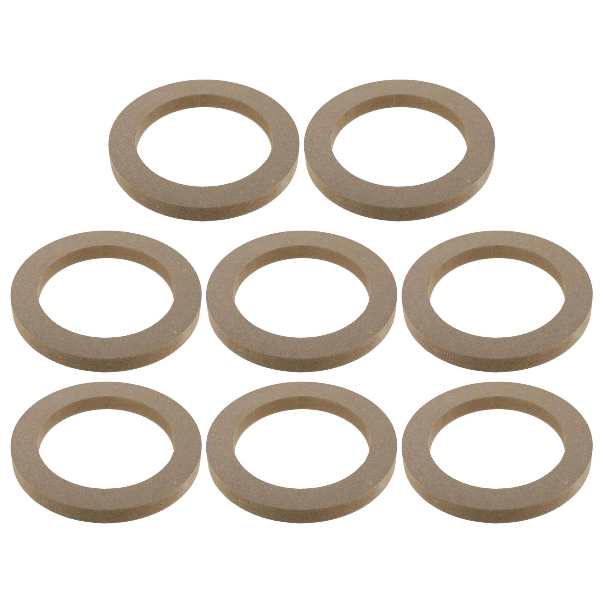 QUARKZMAN 8 Stück Universal 5 Zoll Lautsprecher Subwoofer Montage Distanzringe Beige QUARKZMAN 8 Stück Universal 5 Zoll Lautsprecher Subwoofer Montage Distanzringe Beige von QUARKZMAN