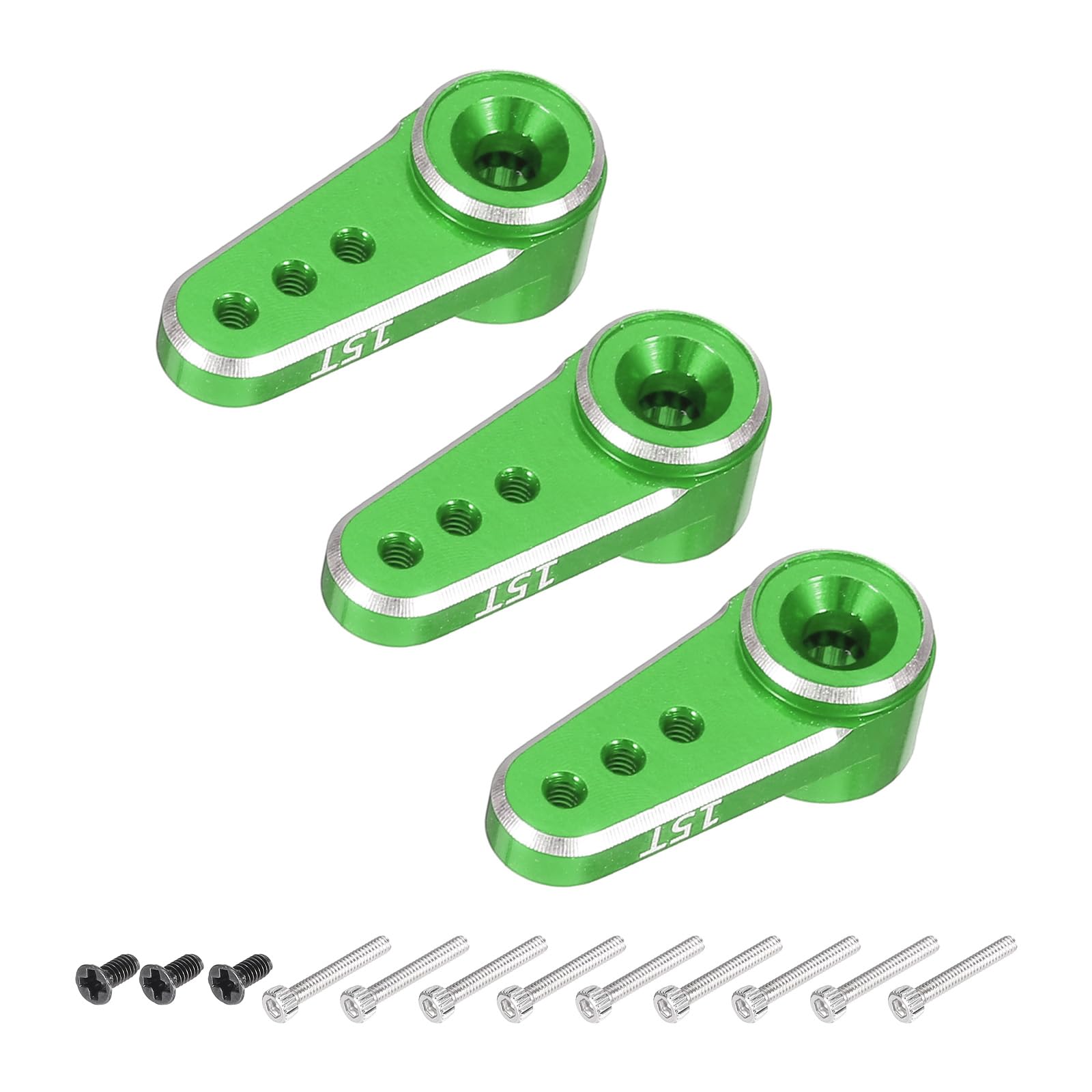 QUARKZMAN Aluminium Legierung 15t Lenk Servo Arm Hupe Grün für Selbermachen RC Auto/Boot/Flugzeug Boot Zubehör 3Stk QUARKZMAN Aluminium Legierung 15t Lenk Servo Arm Hupe Grün für Selbermachen RC Auto/Boot/Flugzeug Boot Zubehör 3Stk von QUARKZMAN