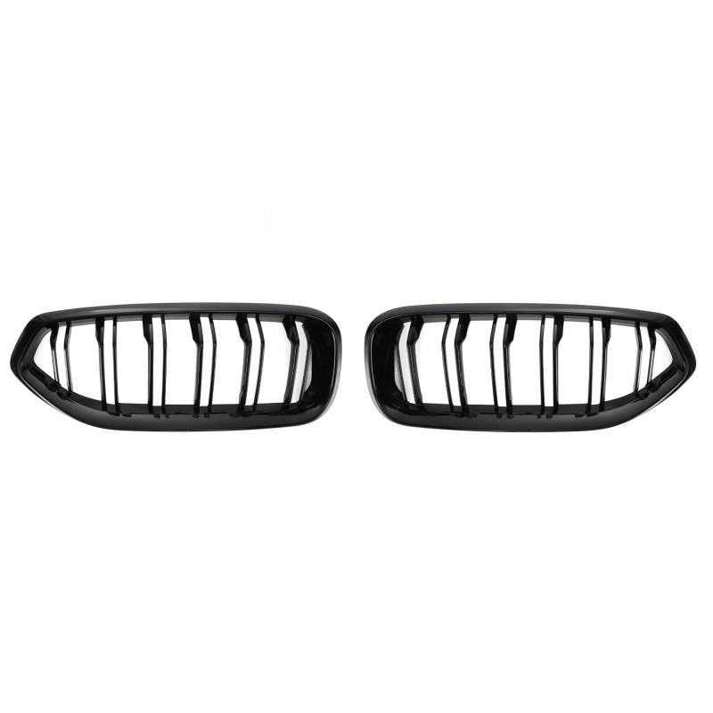 QUARKZMAN Frontmotorhaubenstoßstangengrill für BMW Z4 G29 2018-2024 Nr. 51138091295/51138091296 Frontstoßstangengrill Doppelstrebe Glänzend Schwarz 1 Paar. von QUARKZMAN