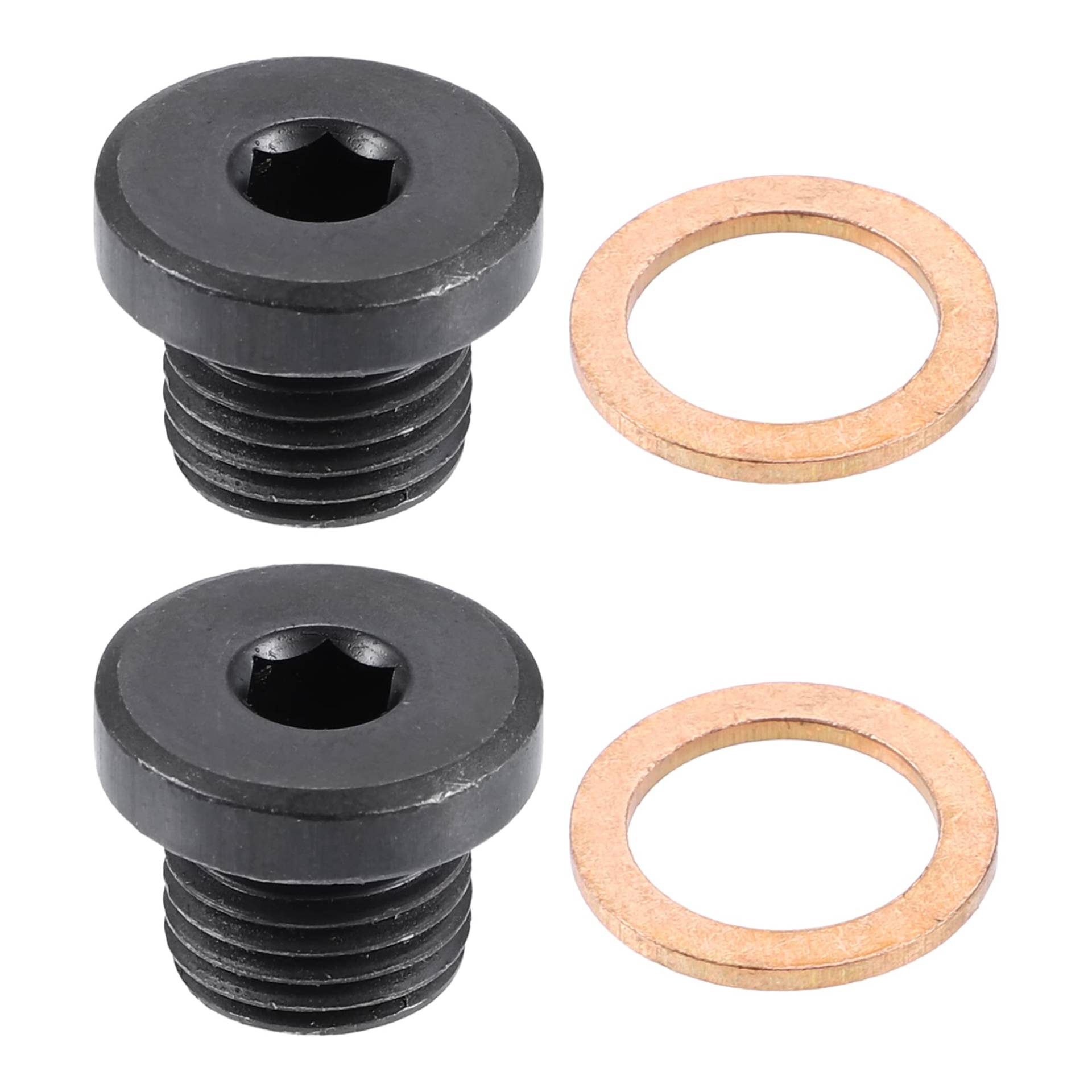 QUARKZMAN N0160276 2 Stück Ölablassschraube M14x1,5 Ölwannenwanne Schraube Stahl Ablassschraube für Audi A4 A6 Schwarz QUARKZMAN N0160276 2 Stück Ölablassschraube M14x1,5 Ölwannenwanne Schraube Stahl Ablassschraube für Audi A4 A6 Schwarz von QUARKZMAN