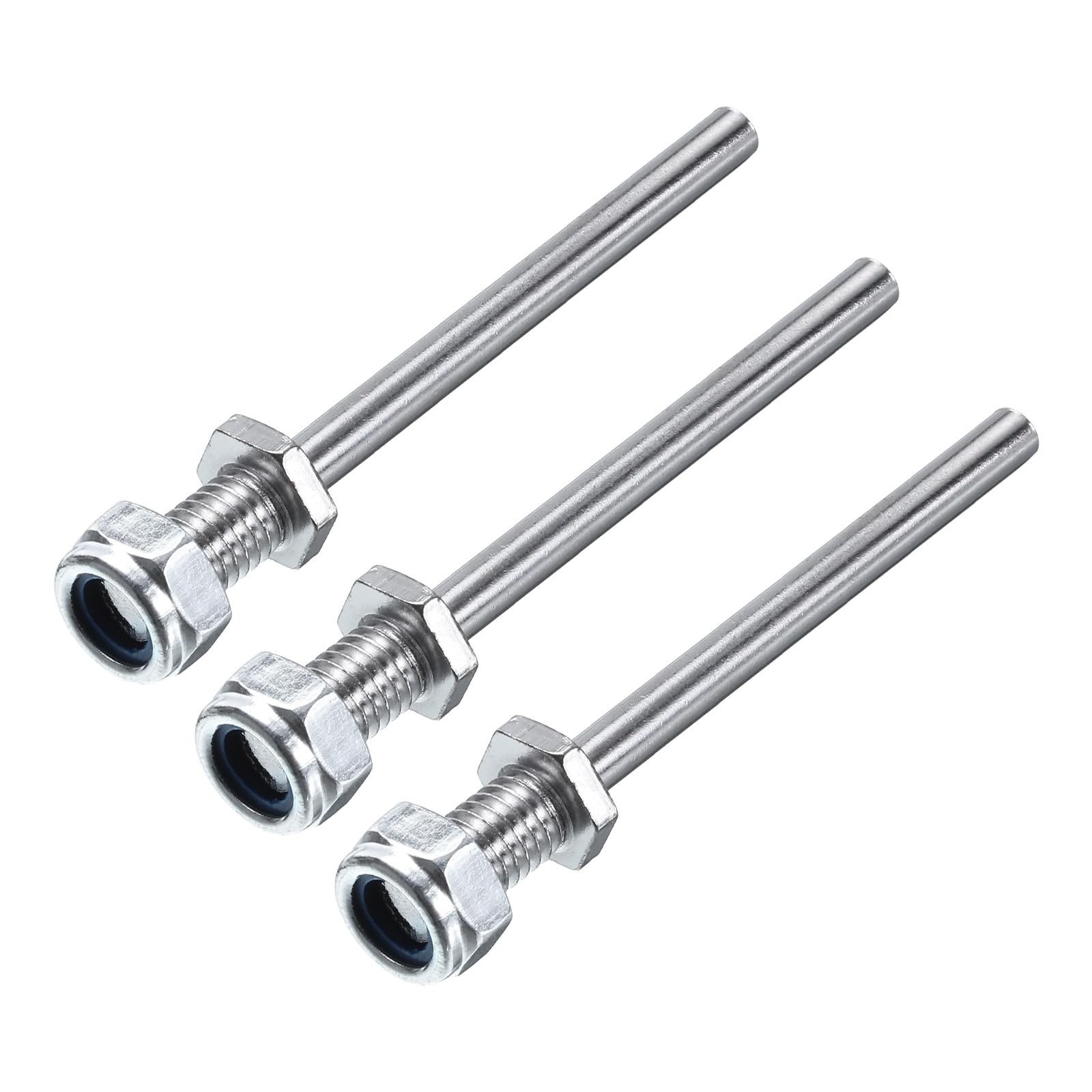 QUARKZMAN Pack von 3 Fahrwerk Stahlachse 0.2" Durchm 3" Länge M8 Rad Antriebswelle mit Muttern für RC Flugzeug QUARKZMAN Pack von 3 Fahrwerk Stahlachse 0.2" Durchm 3" Länge M8 Rad Antriebswelle mit Muttern für RC Flugzeug von QUARKZMAN
