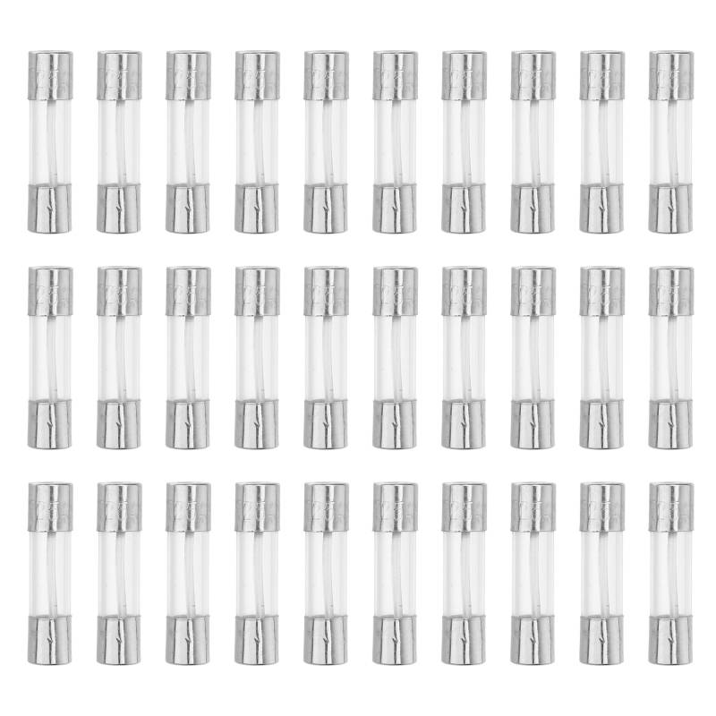 QUARKZMAN Sicherungen 25A Feinsicherung 250V Schnelle Glas Sicherung Kit Glasrohrsicherung 5x20mm von QUARKZMAN