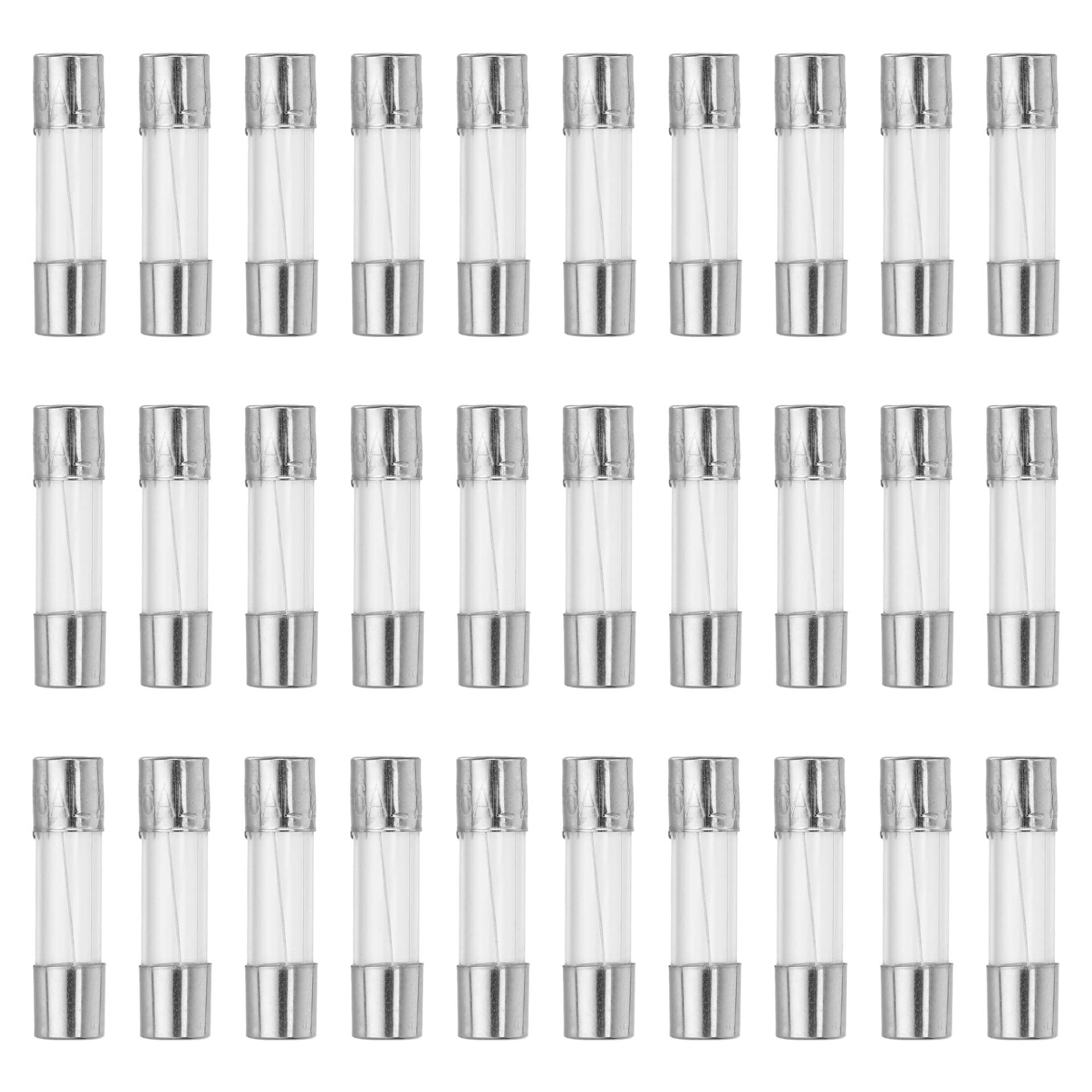 QUARKZMAN 30 Stück Glassicherung Feinsicherungen 6A Sicherungen 5x20mm Schnellschlag Glasrohrsicherung Sortiment Set QUARKZMAN 30 Stück Glassicherung Feinsicherungen 6A Sicherungen 5x20mm Schnellschlag Glasrohrsicherung Sortiment Set von QUARKZMAN