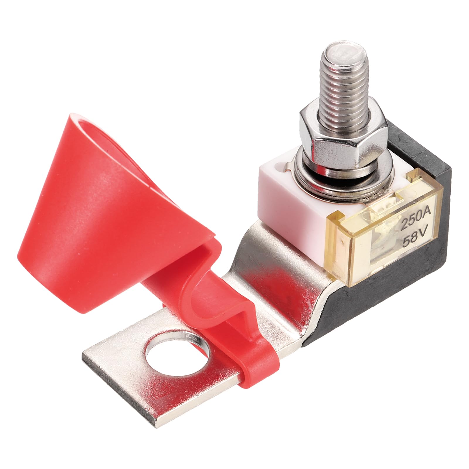 QUARKZMAN Terminal Sicherung, 250A Terminalblock Sicherung, 58V DC Marine bewertete Batterie Sicherung und Terminalblock, mit Sicherungshalter, für Autos Schiffen QUARKZMAN Terminal Sicherung, 250A Terminalblock Sicherung, 58V DC Marine bewertete Batterie Sicherung und Terminalblock, mit Sicherungshalter, für Autos Schiffen von QUARKZMAN