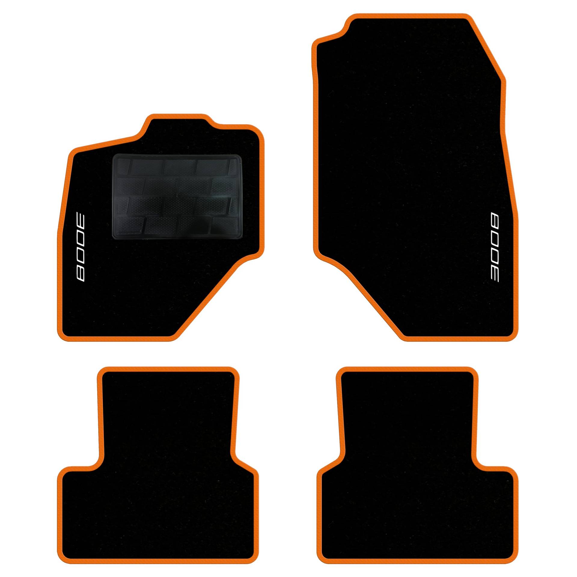 QUEMAR Auto-Fußmatten-Set kompatibel mit Peugeot 3008 III Hybrid oder Elektro ab 2024/Set Fußmatten aus Teppich und Gummi nach Maß (2 Türen + 2 für hinten) / Stickerei und personalisierte Farben von QUEMAR