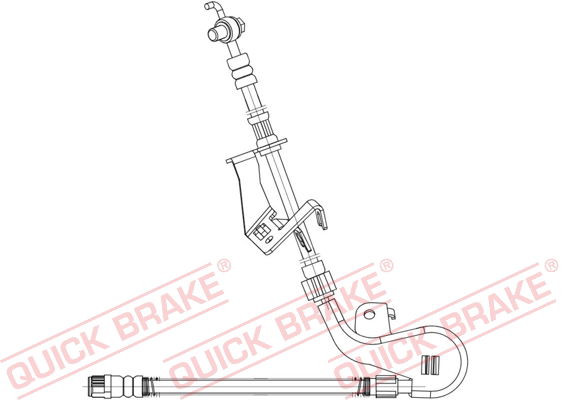 Bremsschlauch Vorderachse links QUICK BRAKE 58.887X Bremsschlauch Vorderachse links QUICK BRAKE 58.887X von QUICK BRAKE