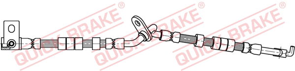 Bremsschlauch Vorderachse rechts QUICK BRAKE 80.903 von QUICK BRAKE