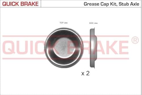 QUICK BRAKE Fettkappesatz, Achsstummel 9826K von QUICK BRAKE