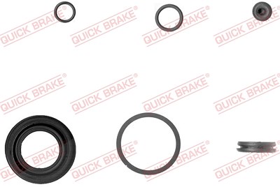Quick Brake Reparatursatz, Bremssattel [Hersteller-Nr. 114-0032] für Hyundai, Infiniti, Kia, Mazda, Nissan, Suzuki von QUICK BRAKE