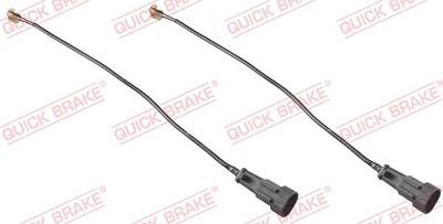 Quick Brake Warnkontaktsatz für Achse, Bremsbelag [Hersteller-Nr. WS0282A] für Iveco von QUICK BRAKE