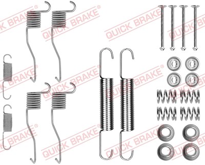 Quick Brake Zubehörsatz, Bremsbacken [Hersteller-Nr. 105-0639R] für Ford, Mazda von QUICK BRAKE