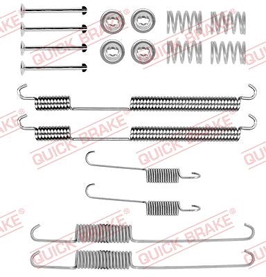 Quick Brake Zubehörsatz, Bremsbacken [Hersteller-Nr. 105-0755] für Renault von QUICK BRAKE