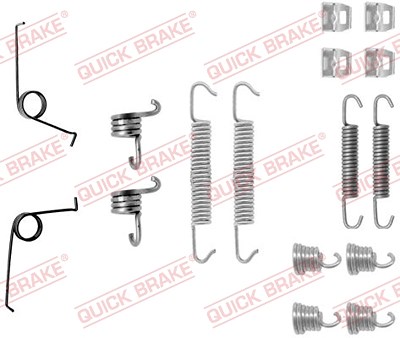 Quick Brake Zubehörsatz, Bremsbacken [Hersteller-Nr. 105-0769] für Nissan von QUICK BRAKE